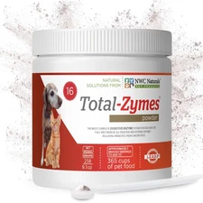 NWC Naturals Total-Zymes Digestive Enzymes for Dogs & Cats 8oz 365 Servings