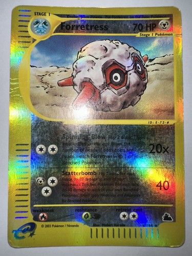 Pokemon Card - Forretress Skyridge 9/144 Reverse Holo Rare