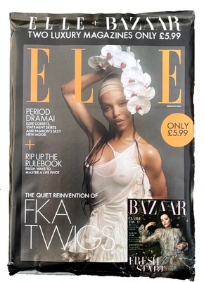 HARPER'S BAZAAR / ELLE 2 x MAGAZINE PACK FEBRUARY 2026 ~ FKA TWIGS ~ NEW