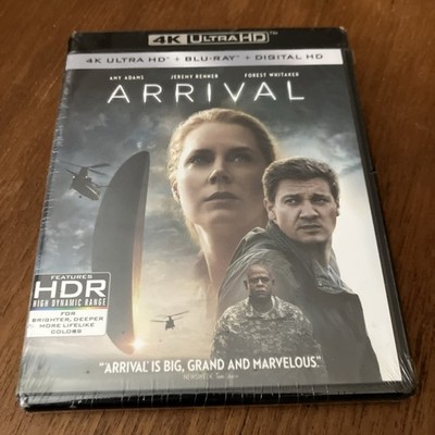 Arrival 2016 4K UHD Blu-ray *NEW/FACTORY SEALED* Amy Adams Jeremy Renner 