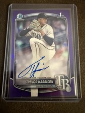 2025 Bowman Chrome - Prospect Autographs Trevor Harrison Purple Refractor /250 