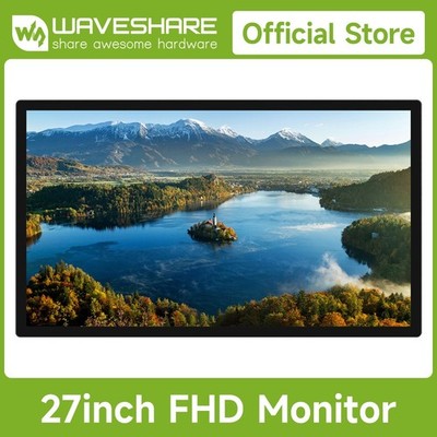 Waveshare 23.8/27inch Capacitive Touch Monitor, 1920×1080 Full HD 10-Point Touch
