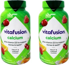 Vitafusion Calcium + D3 Gummies 200 Ct – Bone & Immune Health Support, EXP-11/26