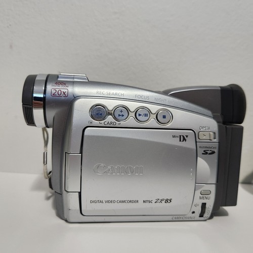 Canon NTSC ZR85 Mini DV Digital Video Camcorder 400x Digital Zoom with Battery - Picture 2 of 6