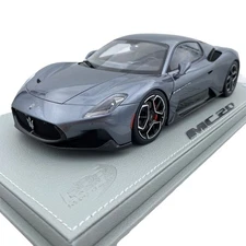 BBR Models 1/18 Maserati MC20 Mystery Grey Limited Edition Action Figure Car