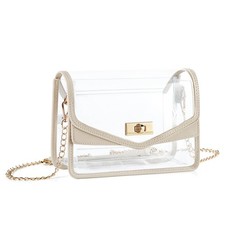 Clear Bag for Stadium Events Clear Crossbody Purse Stadium Approved Women Tra...