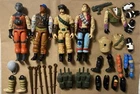 G.I.JOE Vintage Oring Random Beater Lot (Includes Figures, Parts,  Accessories)