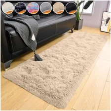 Large Non Slip Hallway Runner Rug Soft Fluffy Shaggy Carpet Rug Indoor Door Mat