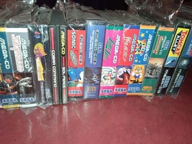HALF FULLSET SEGA CD MEGACD EURO GAMES COLLECTION WITH OBI SPINE CARDS PAL