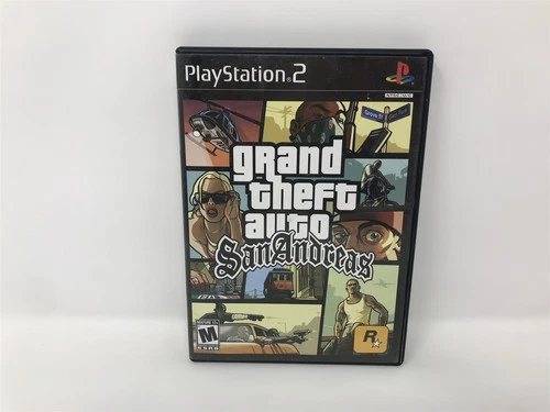 Grand Theft Auto: San Andreas - Sony Playstation 2 PS2 - In Box French Manual