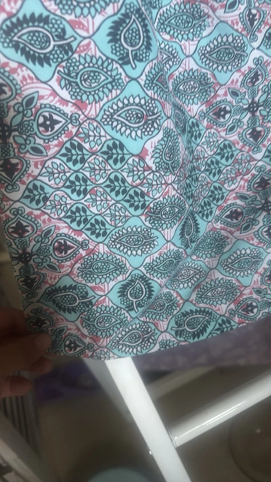 Stylish Black and Patterned Tube Top Dresswith Elastic - Image 2 of 4