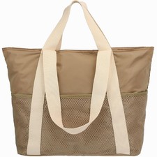 Mesh Beach Bag for Women, Casual Hobo Bags Large Beach Tote for Pool Travel C...
