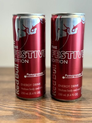 2 Red Bull Pomegranate Winter Festive Edition 2026 8.4oz unopened