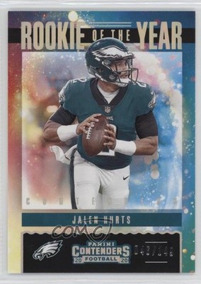 2020 Panini Contenders Rookie of the Year Silver 46/149 Jalen Hurts RC 0n64