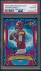 2024 Topps Resurgence 196 Jayden Daniels Sky Blue & Pink Shock RC PSA 10