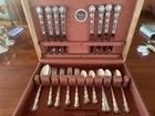 Vintage Reed And Barton Sterling Silver 30 Piece Set. Nice Box If Want. 1030 Gr.