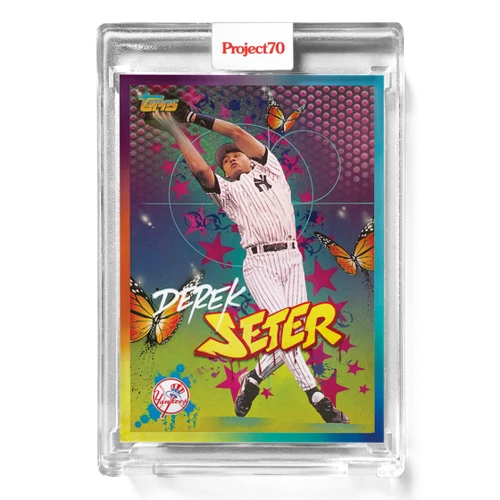 2021 TOPPS PROJECT70 #745 Derek Jeter By RISK