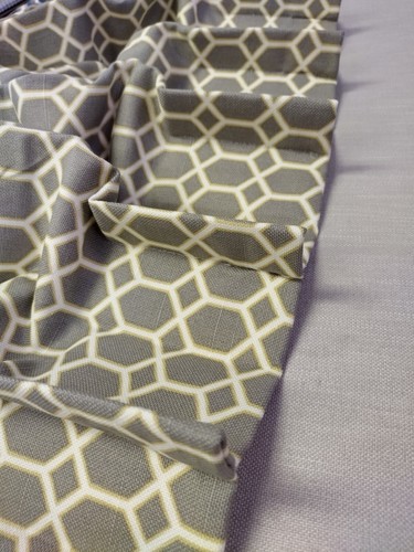 2 pairs of Modern Single Pleated Lined Draperies - Picture 2 of 4