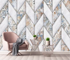 3D Graphic Pattern ZHUA14172 Wallpaper Wall Murals Removable Self-adhesive Amy