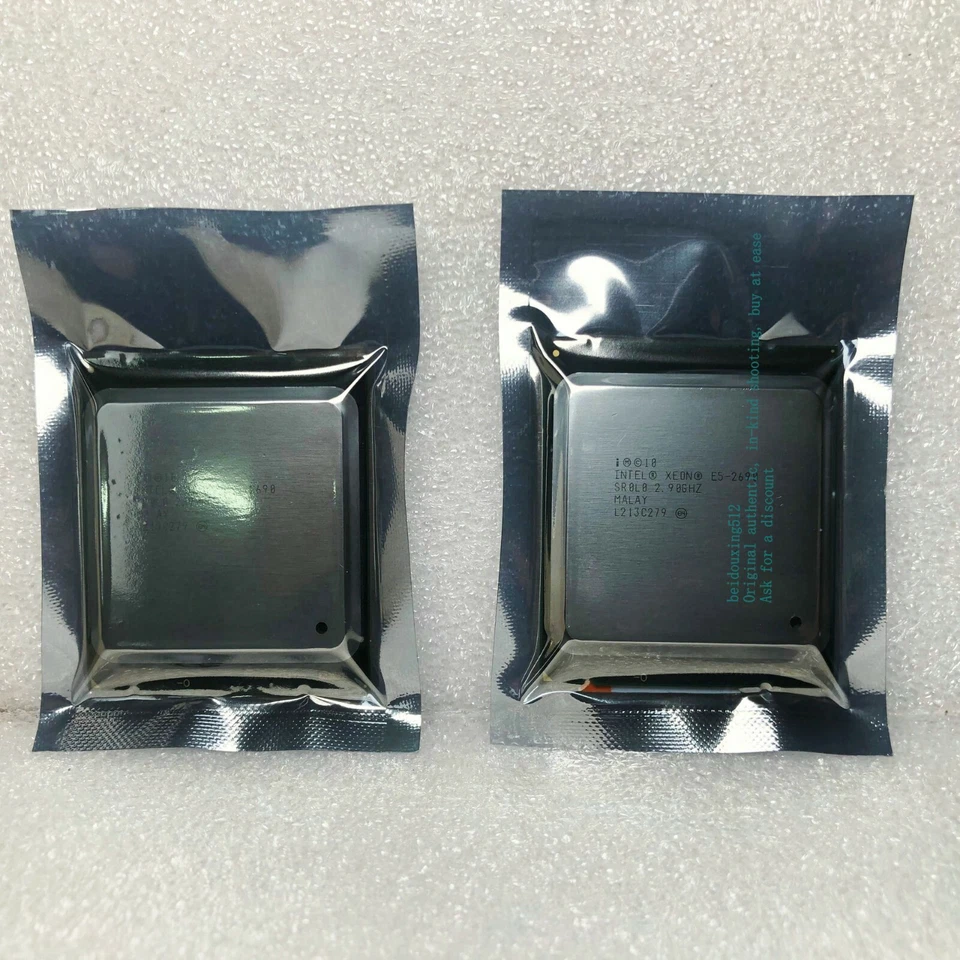 A pair of Intel Xeon E5-2690 (SR0L0) 8Core / 2.90GHz 20M Socket 2011 processor - Image 2 of 4