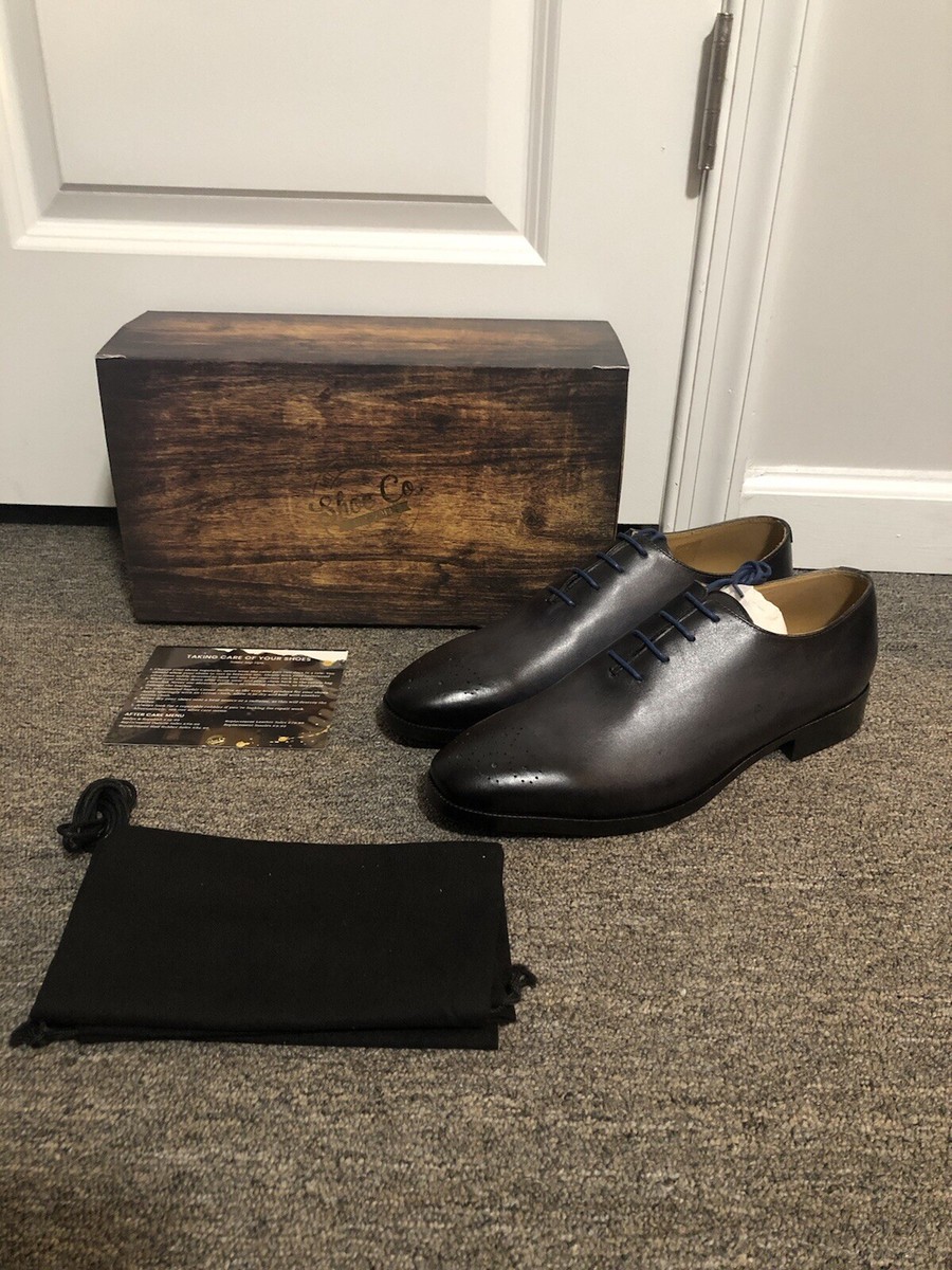 NEW Hand Dyed Shoe Co. Mr. Taurus Custom Handmade Leather Dress Shoes Size 9 Handmade Patina Leather Dress Shoes: Mixed Color Turkish  main image 4