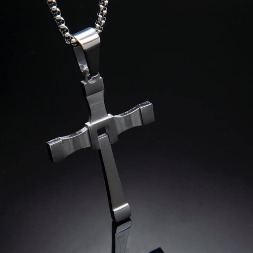 Kreuz Halskette Anhänger Kette Dominic Toretto Fast and Furious - Bild 1 von 5