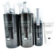 TOKIO IE Inkarami Platinum 400mL + 400g + Oil 100mL + Home 50g Set Japan