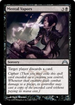 MTG 1x Mental Vapors Gatecrash card Magic The Gathering pauper Commander |  eBay