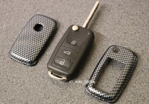 Llave Funda Para VW Seat Skoda Funda Mando a Distancia Protector 3 Botones Flip - Imagen 17 de 17