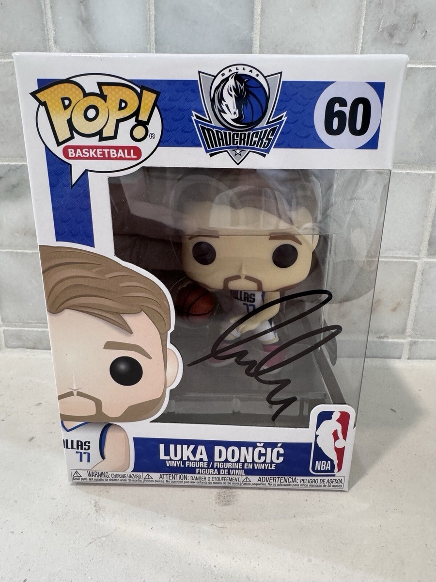 LUKA DONCIC Dallas Mavs Signed Funko 60 Beckett BAS COA LOA