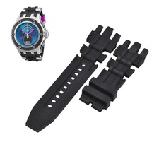 Subaqua 16252 26mm Black Rubber Watch Strap For Invicta
