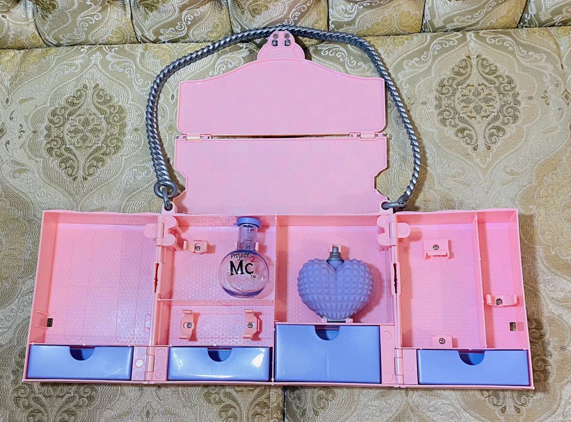 Project MC2 Spy Bag Ultimate Girls Pink Purse Perfume Bottle And