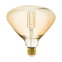 1X Eglo Vintage Led Dimmbar E27 4W = 35W Extra Warmweiß 15X16Cm Eek:F (Spekta-G)
