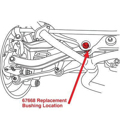 SPC Performance 67668 Alignment Toe Adjuster Rear For Select 00-10 Subaru Models