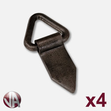 4x Triangular Lashing Ring Heavy Duty Truck Trailer Restraint Tie Down Fold over