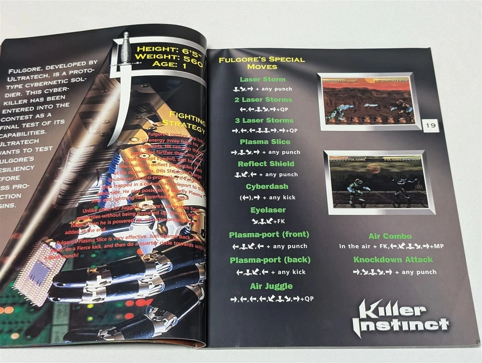 Killer Instinct SNES Totally Unauthorized BradyGames Strategy Guide Book! - Image 3 of 4