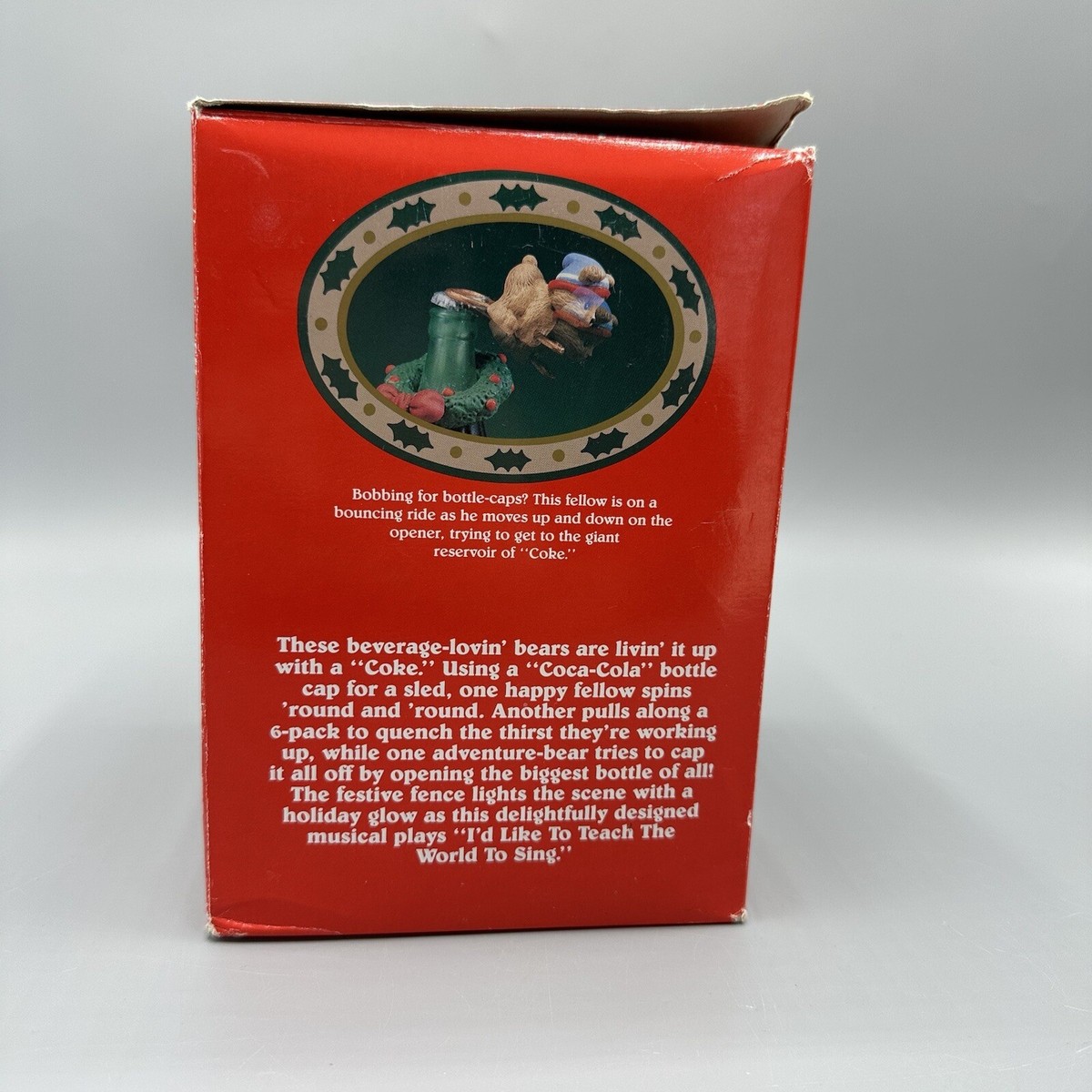 その他 COCALERO MUSIC BOX Enesco Mice Vintage Music Box - Coca Cola American Diner
