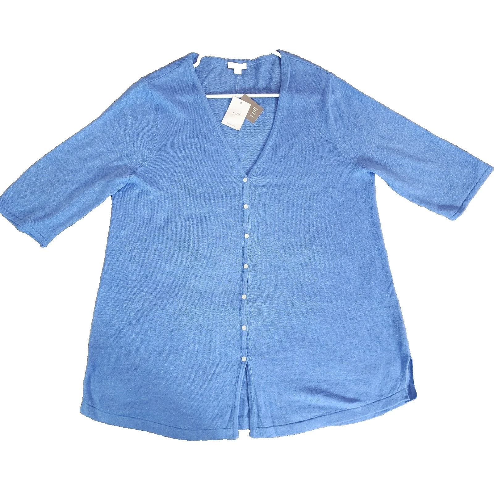 J. Jill Linen Short Sleeve Sweaters for Women