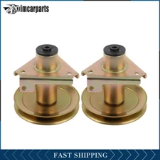 2 PK Spindle Assembly for John Deere AM124511 AM118532 (STX38-Black deck,STX46)