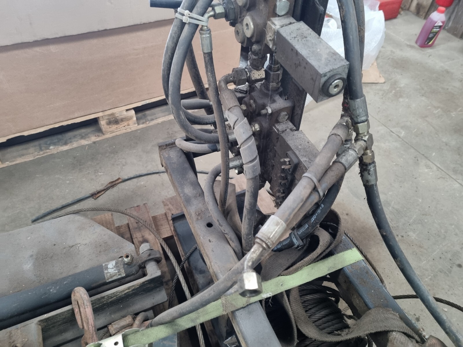 5t HYDRAULIC FORESTRY WINCH WITH LANDING PLATE eBay