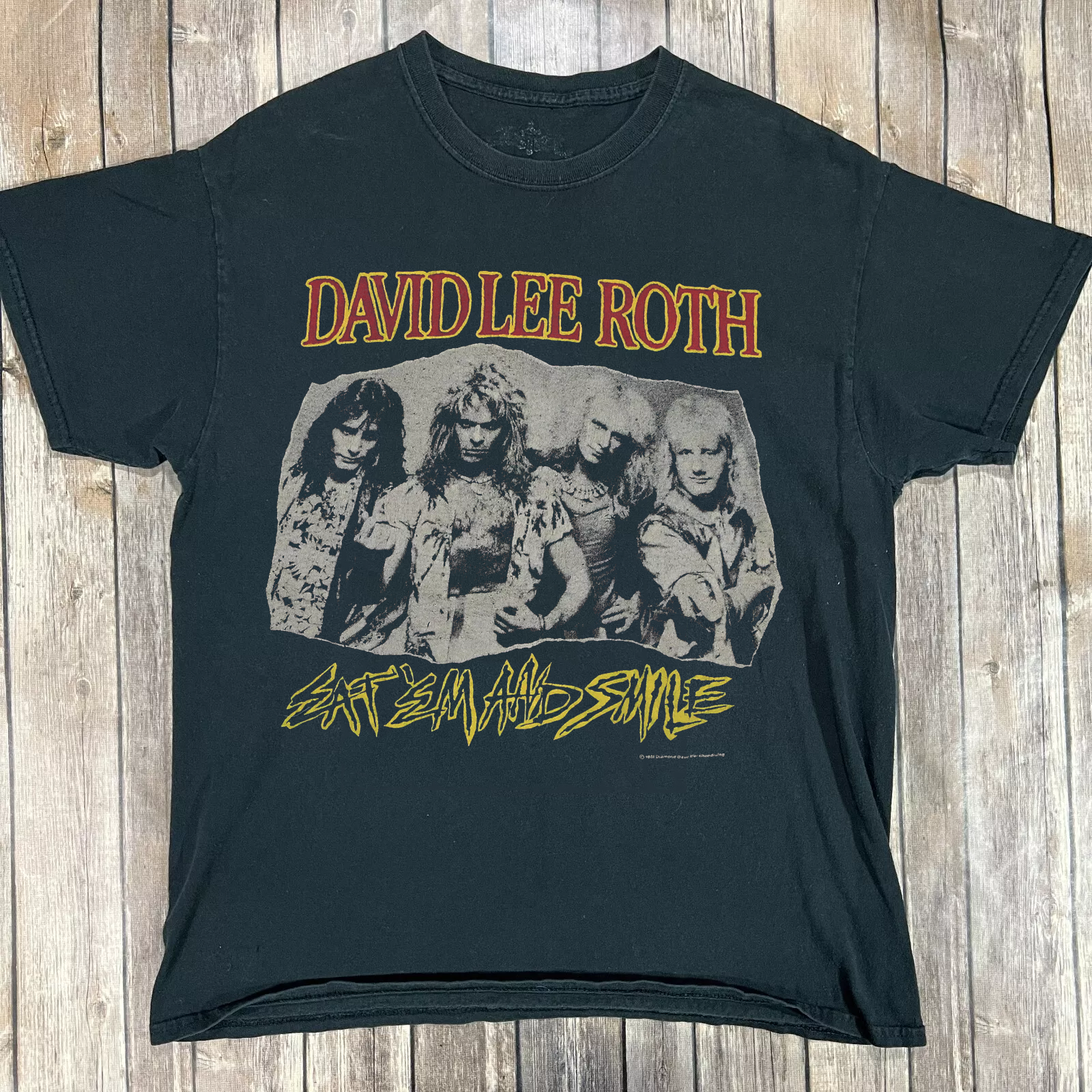 David Lee Roth Eat Them And Smile Short Sleeve T Shirt Full Size S-5XL