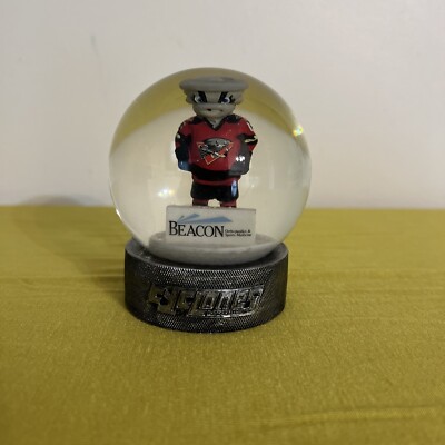 4  Cincinnati Cyclones Twister Gray swirl Mascot Snow Globe