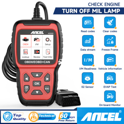  ANCEL AS500 Profi KFZ Diagnosegerät Fehlerauslesegerät Auto OBD2 Scanner DHL