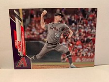 2020 Topps Update Yoan Lopez Purple Meijer Exclusive Arizona Diamondbacks U-57