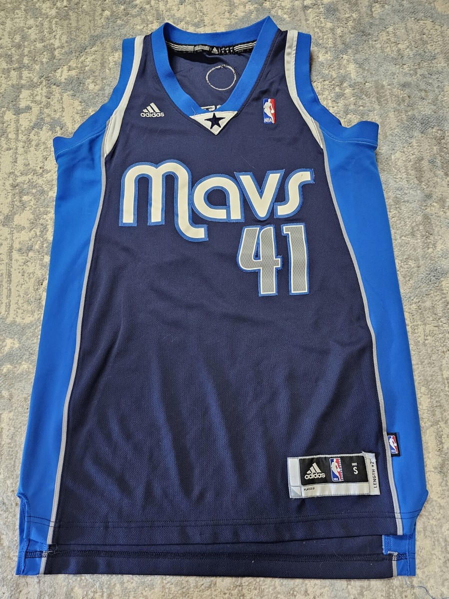 刺繍‼️ NBAユニフォーム Dallas Mavs Dirk Nowitzki Dirk Nowitzki Dallas Mavericks Adidas Jersey Swingman Alt