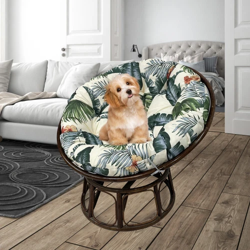 Papasan Chair Cushion Waterproof Oxford Cloth Circle Stuffed Egg Chair Cushions - Picture 108 of 111