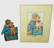 Lang & Wise Wooly Bears SNOWY DAY Trinket Box 1999 LNIB 52070101 Lisa Blowers