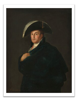 THE DUKE OF WELLINGTON Francisco Goya 1800's Painting 22x17'' Premium Art Print