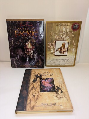 Brian Froud Book lot Deluxe Collector's Edition , World of and Good Fairies - P2