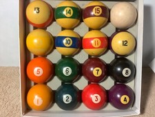 Mixed Vintage Set of Billiard Balls